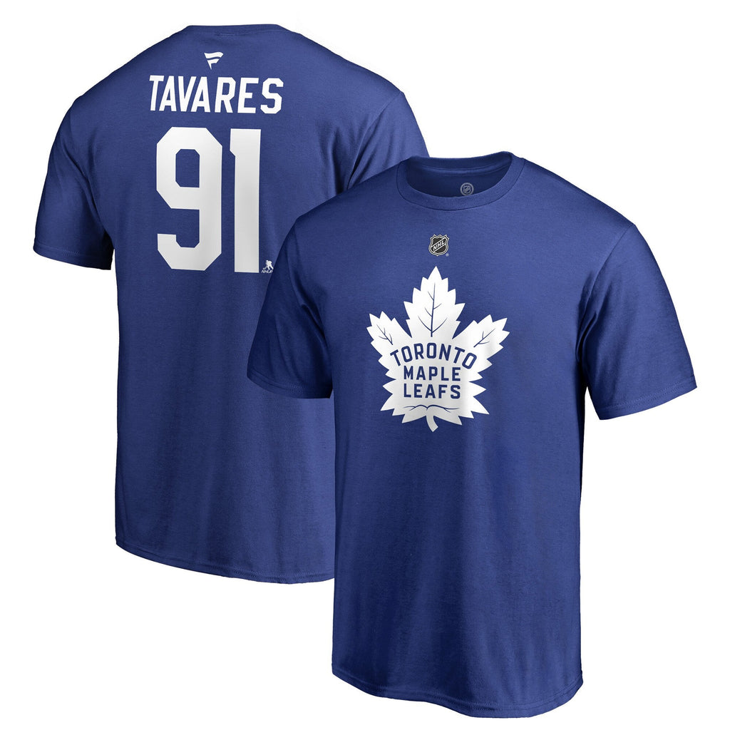 John Tavares Toronto Maple Leafs NHL Fanatics Branded Men Royal Blue Authentic T-Shirt product image 3, provided for visual