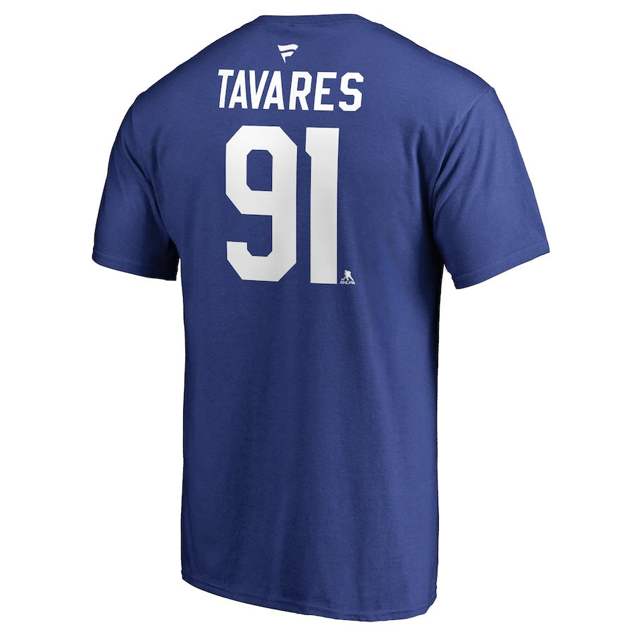 John Tavares Toronto Maple Leafs NHL Fanatics Branded Men Royal Blue Authentic T-Shirt product image 1, provided for visual