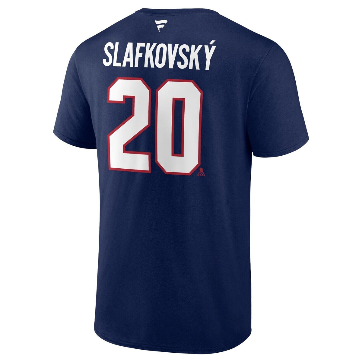 Juraj Slafkovský Montreal Canadiens NHL Fanatics Branded Men Navy Authentic T-Shirt product image 1, provided for visual