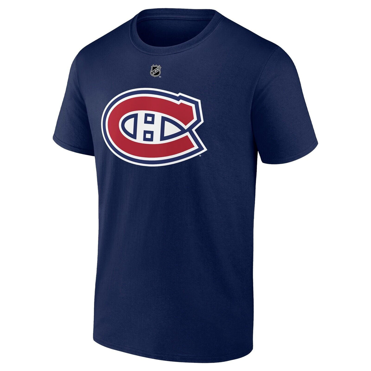 Juraj Slafkovský Montreal Canadiens NHL Fanatics Branded Men Navy Authentic T-Shirt product image 2, provided for visual