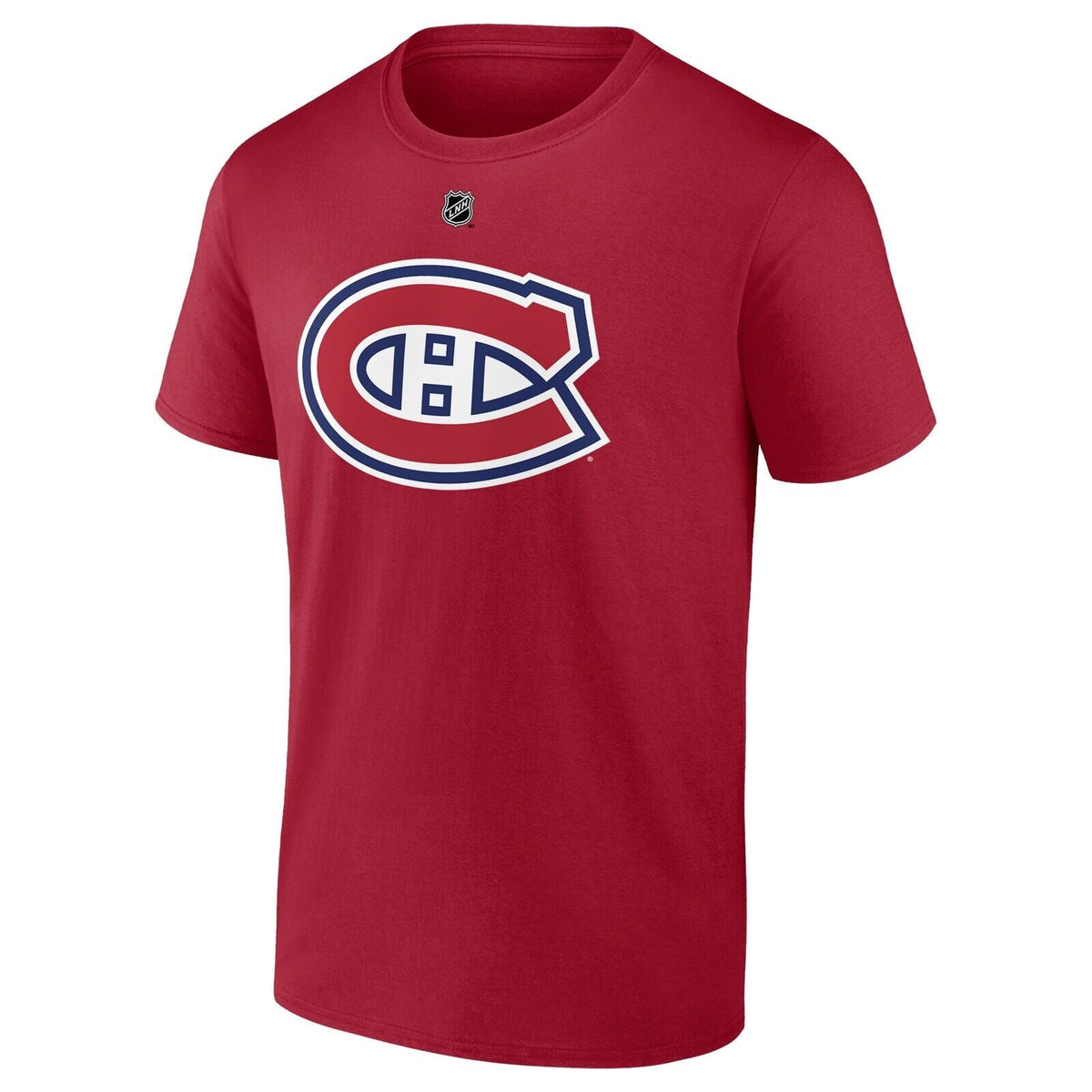 Juraj Slafkovský Montreal Canadiens NHL Fanatics Branded Men Red Authentic T-Shirt product image 2, provided for visual