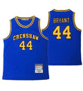 Lakers Kobe Bryant 44 Basketball Crenshaw High School College Basketball Jersey Blue | Stitched Jersey RTJS 3538 product