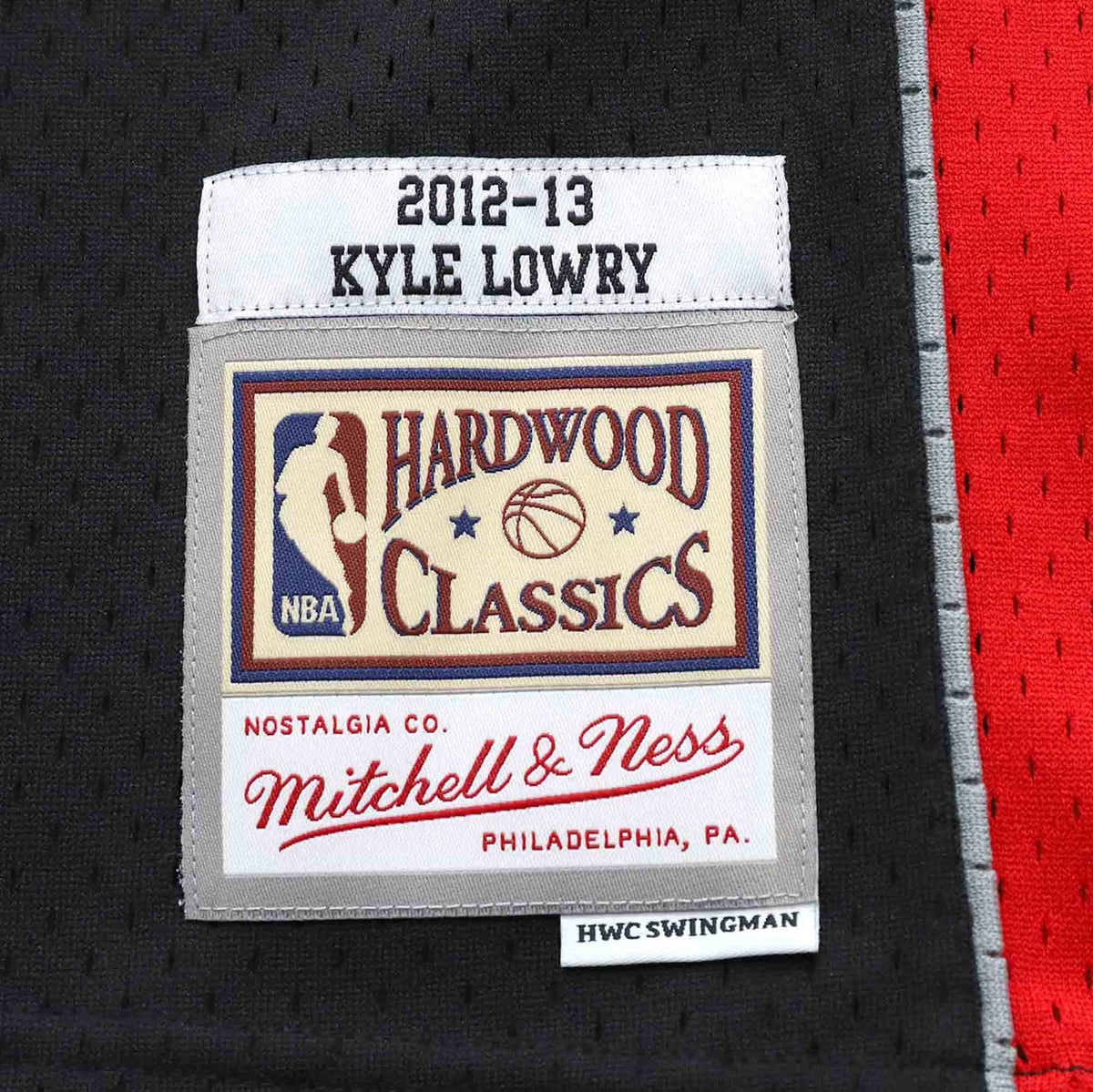 Kyle Lowry Toronto Raptors NBA Mitchell & Ness Men Black 2012-2013 Hardwood Classics Swingman Jersey product image 3,