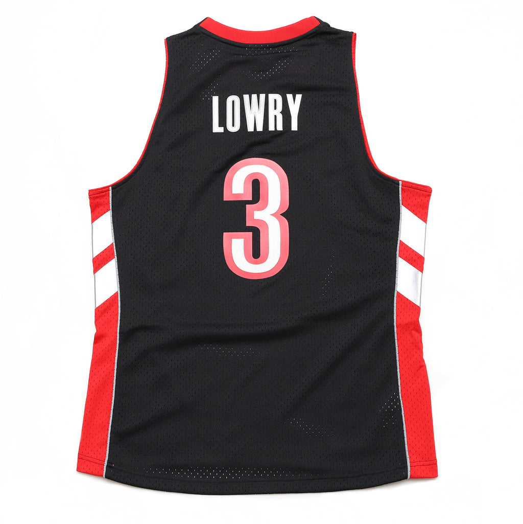 Kyle Lowry Toronto Raptors NBA Mitchell & Ness Men Black 2012-2013 Hardwood Classics Swingman Jersey product image 2,
