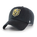 Las Vegas Golden Knights NHL 47 Brand Men Black Clean Up Adjustable Hat product image 1, provided for visual reference and