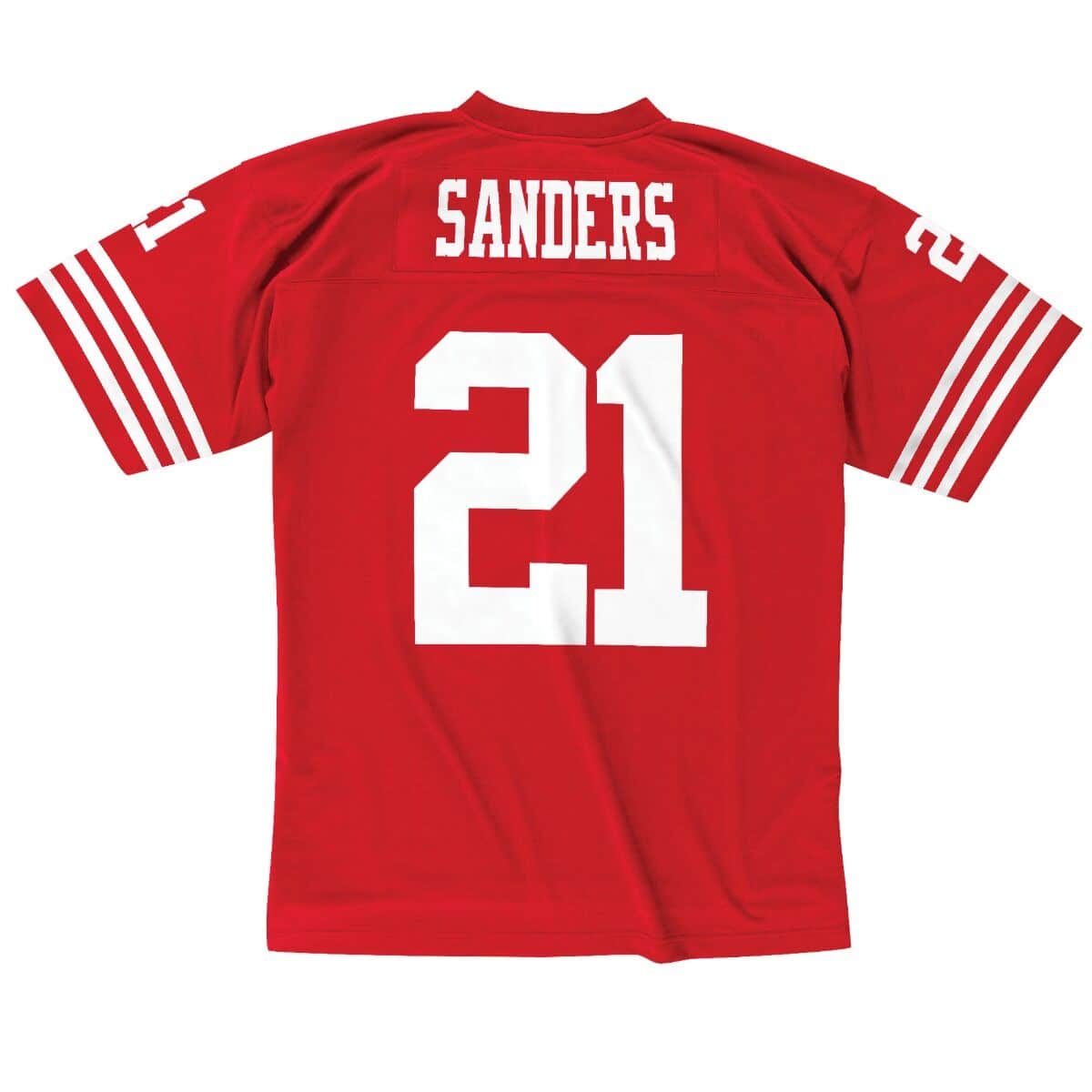 Deion Sanders San Francisco 49ers NFL Mitchell & Ness Men Scarlet 1994 Legacy Authentic Jersey product image 1, provided for
