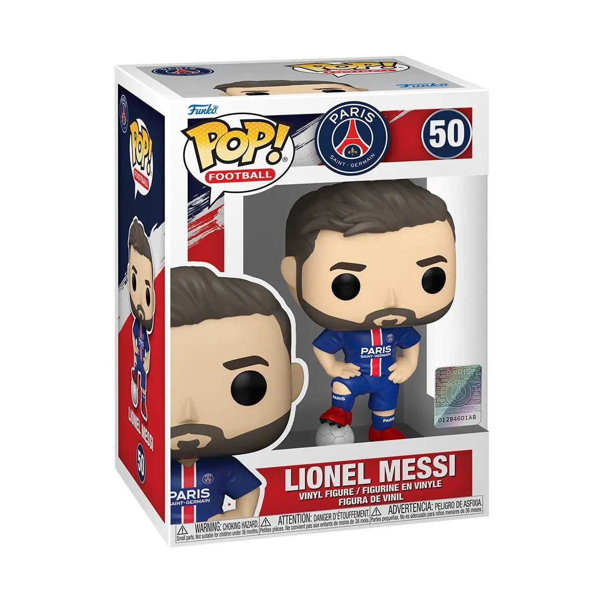 Lionel Messi Paris Saint-Germain Ligue 1 Funko POP Vinyl Figure product image 1, provided for visual reference and product