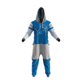 Detroit Lions NFL Hockey Sockey Men Blue Team Uniform Onesie product image 1, provided for visual reference and product