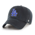 Los Angeles Dodgers MLB 47 Brand Men Black Clean Up Adjustable Hat product image 1, provided for visual reference and