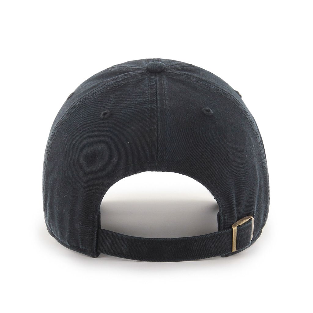 Los Angeles Dodgers MLB 47 Brand Men Black Clean Up Adjustable Hat product image 2, provided for visual reference and
