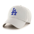 Los Angeles Dodgers MLB 47 Brand Men Grey Clean Up Adjustable Hat product image 1, provided for visual reference and product