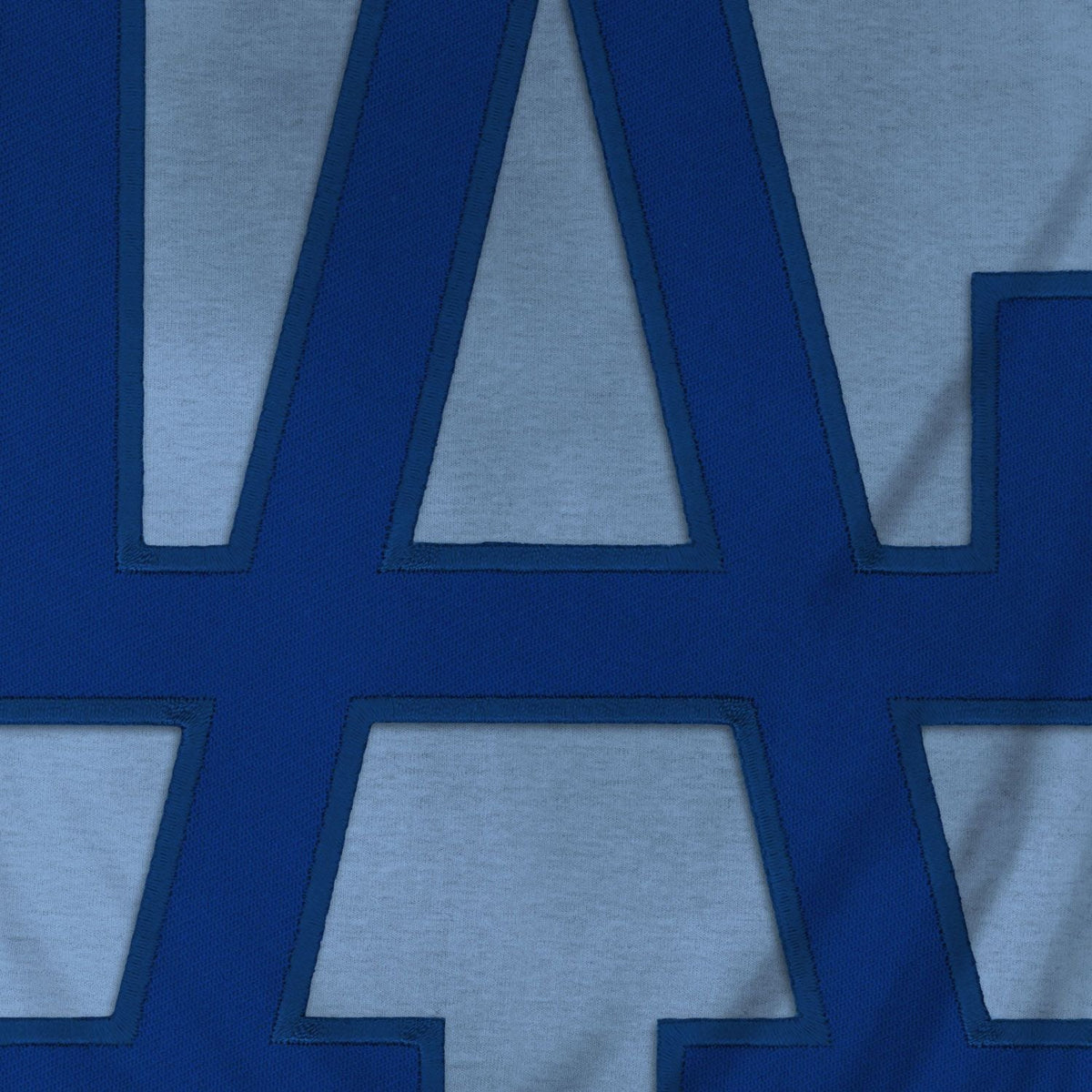 Los Angeles Dodgers MLB Bulletin Men Light Blue Express Twill Blue Logo Hoodie product image 3, provided for visual