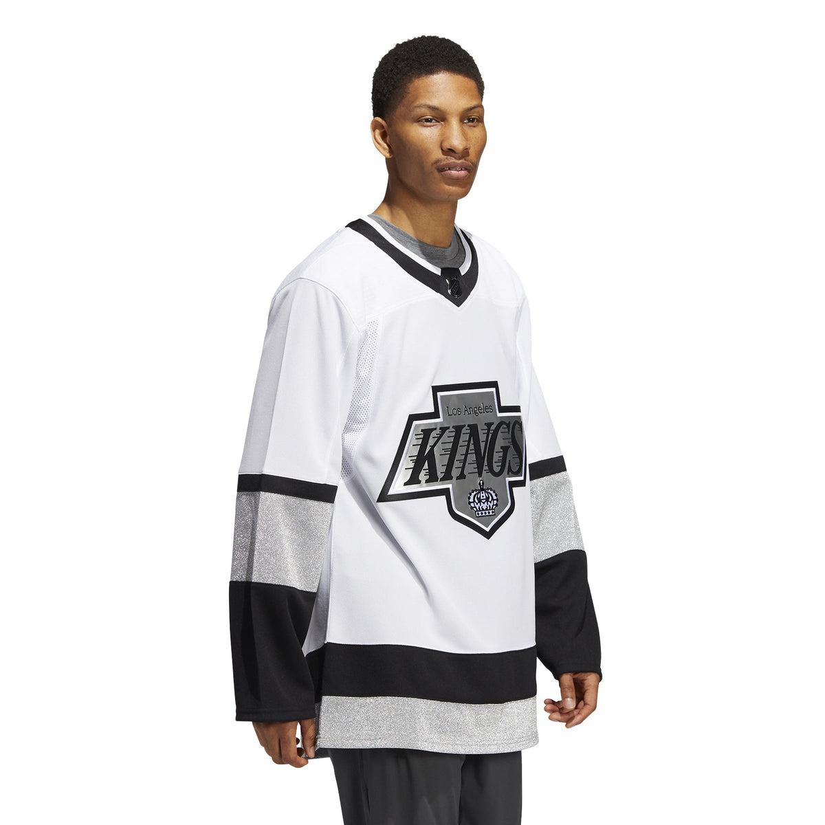Los Angeles Kings NHL Adidas Men White Primegreen Alternate Authentic Pro Jersey product image 5, provided for visual