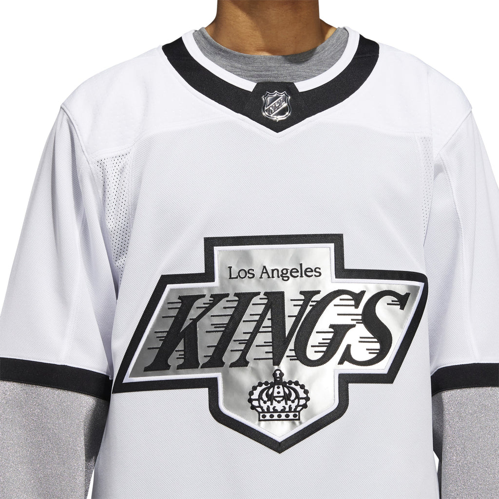 Los Angeles Kings NHL Adidas Men White Primegreen Alternate Authentic Pro Jersey product image 6, provided for visual
