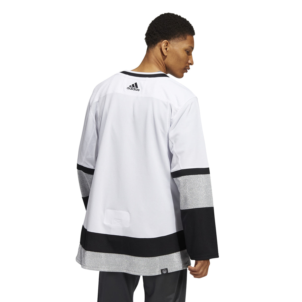 Los Angeles Kings NHL Adidas Men White Primegreen Alternate Authentic Pro Jersey product image 4, provided for visual