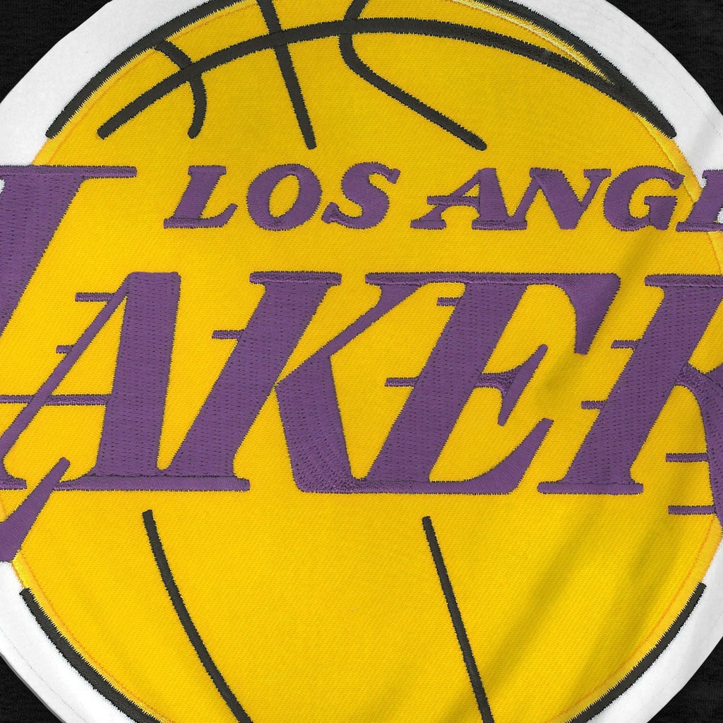 Los Angeles Lakers NBA Bulletin Men Black Express Twill Logo Hoodie product image 3, provided for visual reference and
