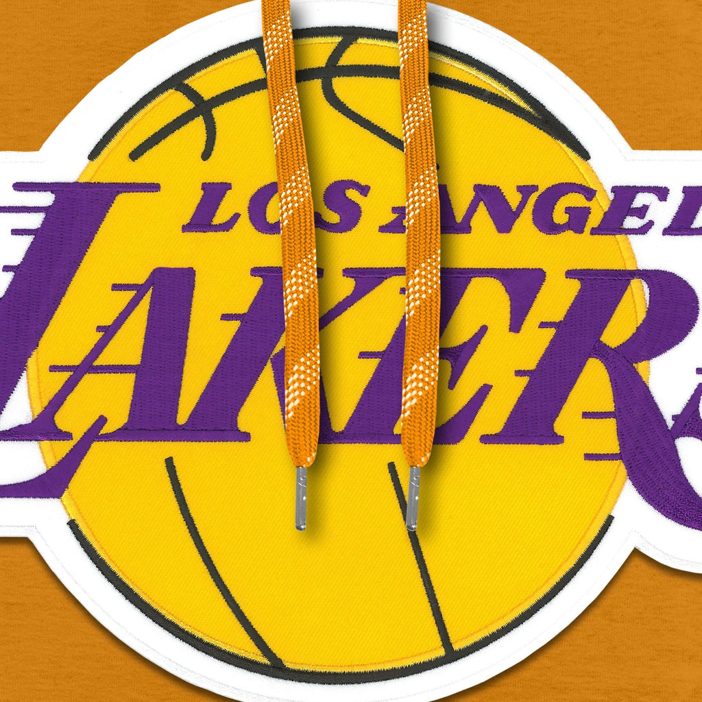 Los Angeles Lakers NBA Bulletin Men Gold Express Twill Logo Hoodie product image 3, provided for visual reference and