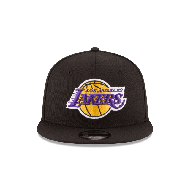 Los Angeles Lakers NBA New Era Men Black 9Fifty Team Color Snapback product image 2, provided for visual reference and