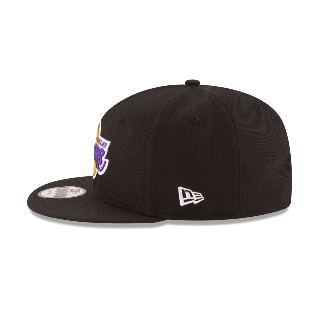 Los Angeles Lakers NBA New Era Men Black 9Fifty Team Color Snapback product image 6, provided for visual reference and