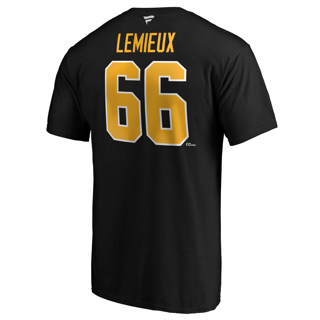 Mario Lemieux Pittsburgh Penguins NHL Fanatics Branded Men Black Alumni Authentic T-Shirt product image 1, provided for