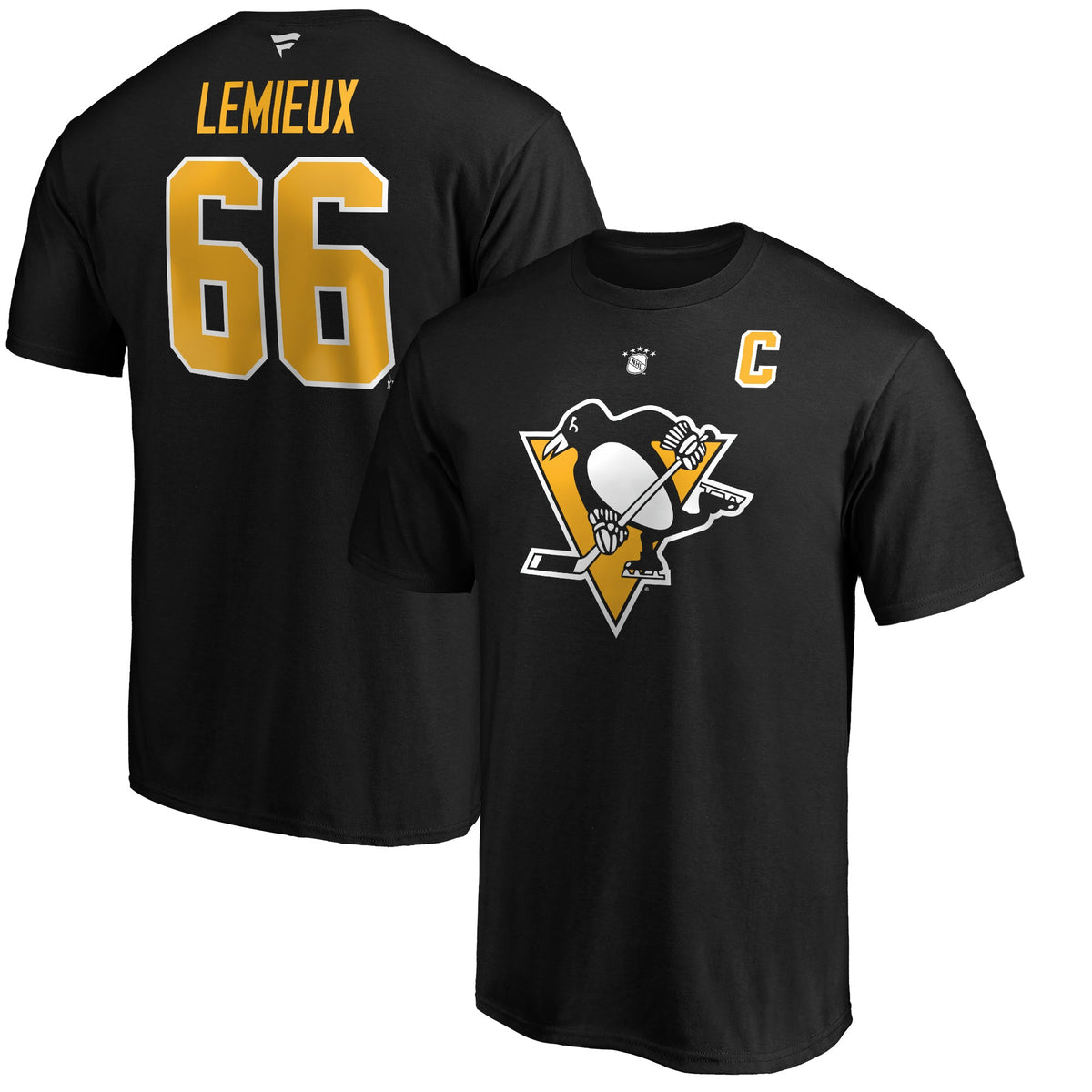 Mario Lemieux Pittsburgh Penguins NHL Fanatics Branded Men Black Alumni Authentic T-Shirt product image 3, provided for