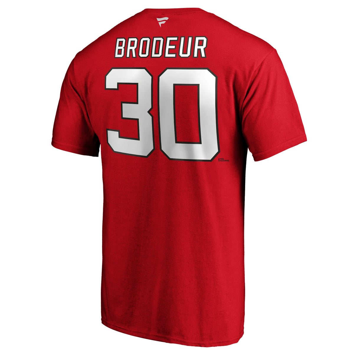 Martin Brodeur New Jersey Devils NHL Fanatics Branded Men Red Alumni Authentic T-Shirt product image 1, provided for visual