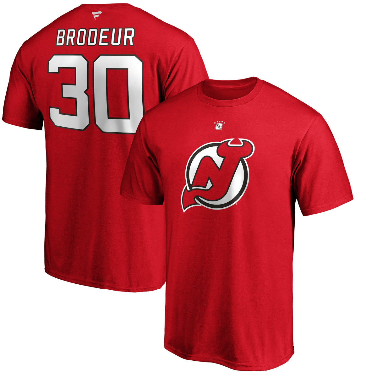 Martin Brodeur New Jersey Devils NHL Fanatics Branded Men Red Alumni Authentic T-Shirt product image 3, provided for visual