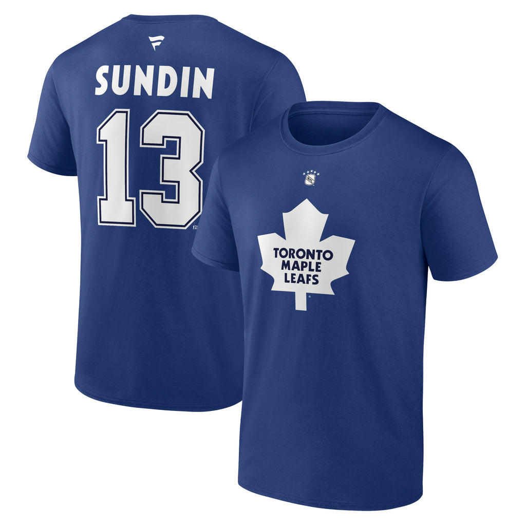 Mats Sundin Toronto Maple Leafs Fanatics Branded Navy Alumni Authentic T-Shirt product image 3, provided for visual