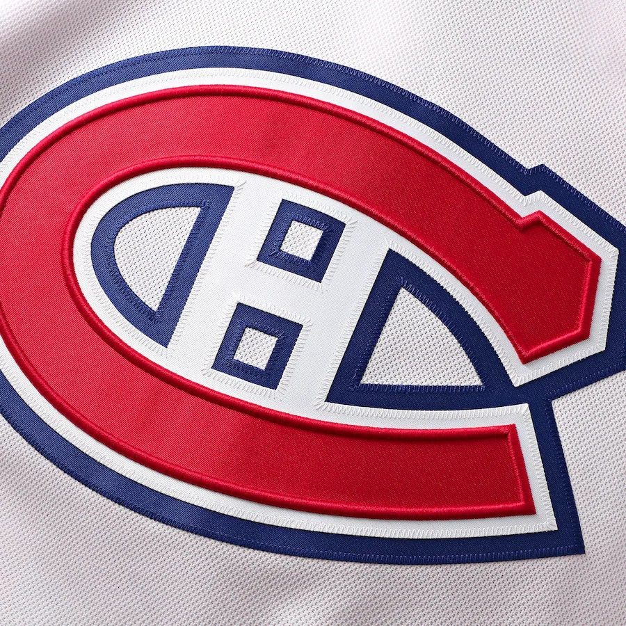 Montreal Canadiens NHL Fanatics Branded Men White Premium Jersey product image 4, provided for visual reference and product