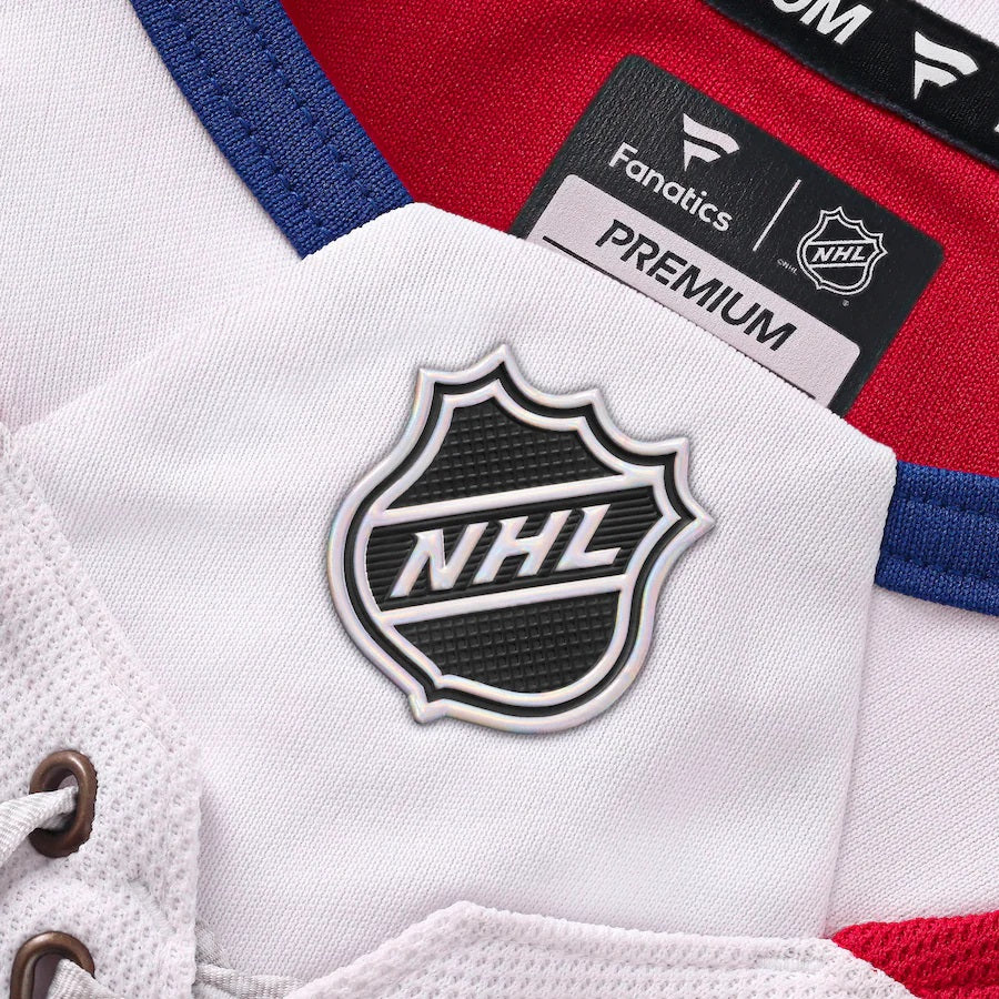 Montreal Canadiens NHL Fanatics Branded Men White Premium Jersey product image 5, provided for visual reference and product