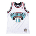 Mike Bibby Vancouver Grizzlies NBA Mitchell & Ness Men White 1998-99 Hardwood Classics Swingman Jersey product image 1,