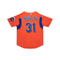 Mike Piazza New York Mets MLB Mitchell & Ness Men Orange 2004 Authentic BP Jersey product image 1, provided for visual