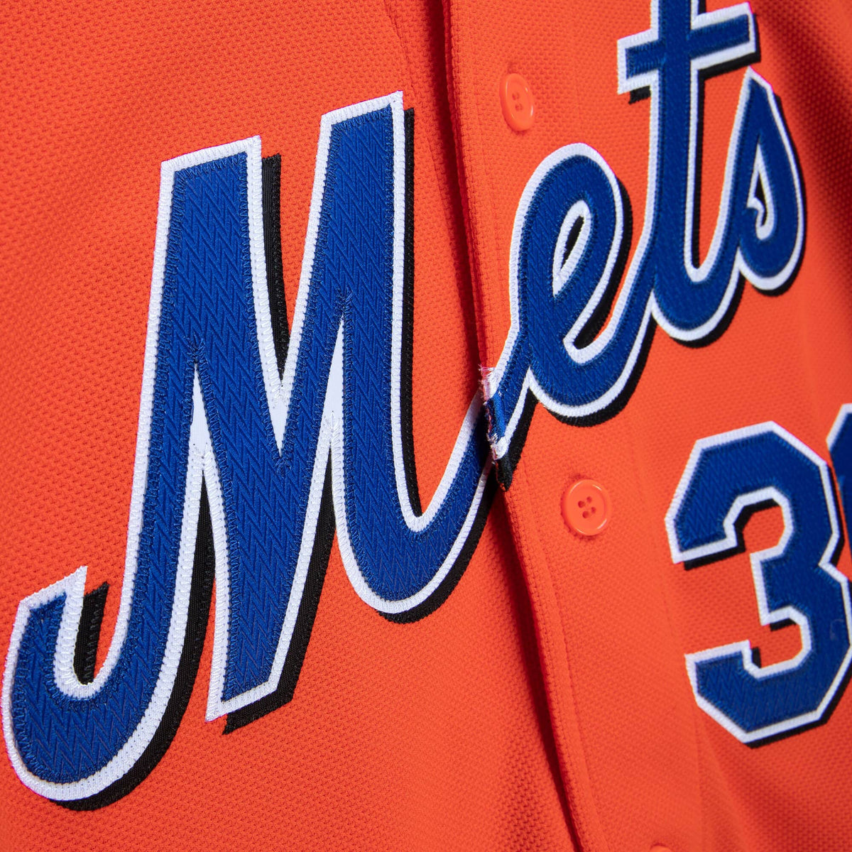 Mike Piazza New York Mets MLB Mitchell & Ness Men Orange 2004 Authentic BP Jersey product image 3, provided for visual
