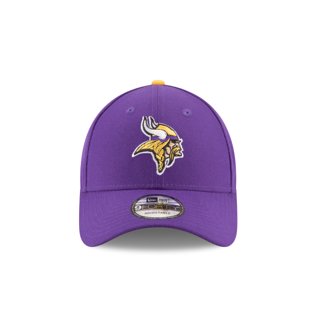 Minnesota Vikings NFL New Era Men Purple 9Forty The League Adjustable Hat product image 3, provided for visual reference and