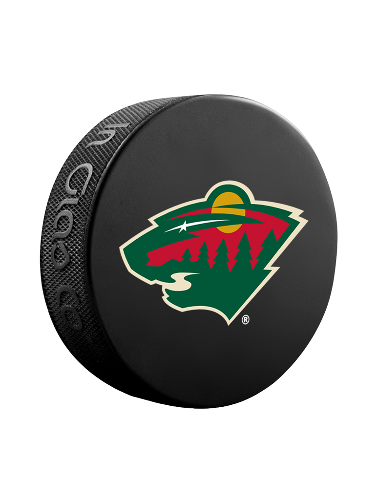 Minnesota Wild NHL Inglasco Basic Souvenir Hockey Puck product image 1, provided for visual reference and product detail