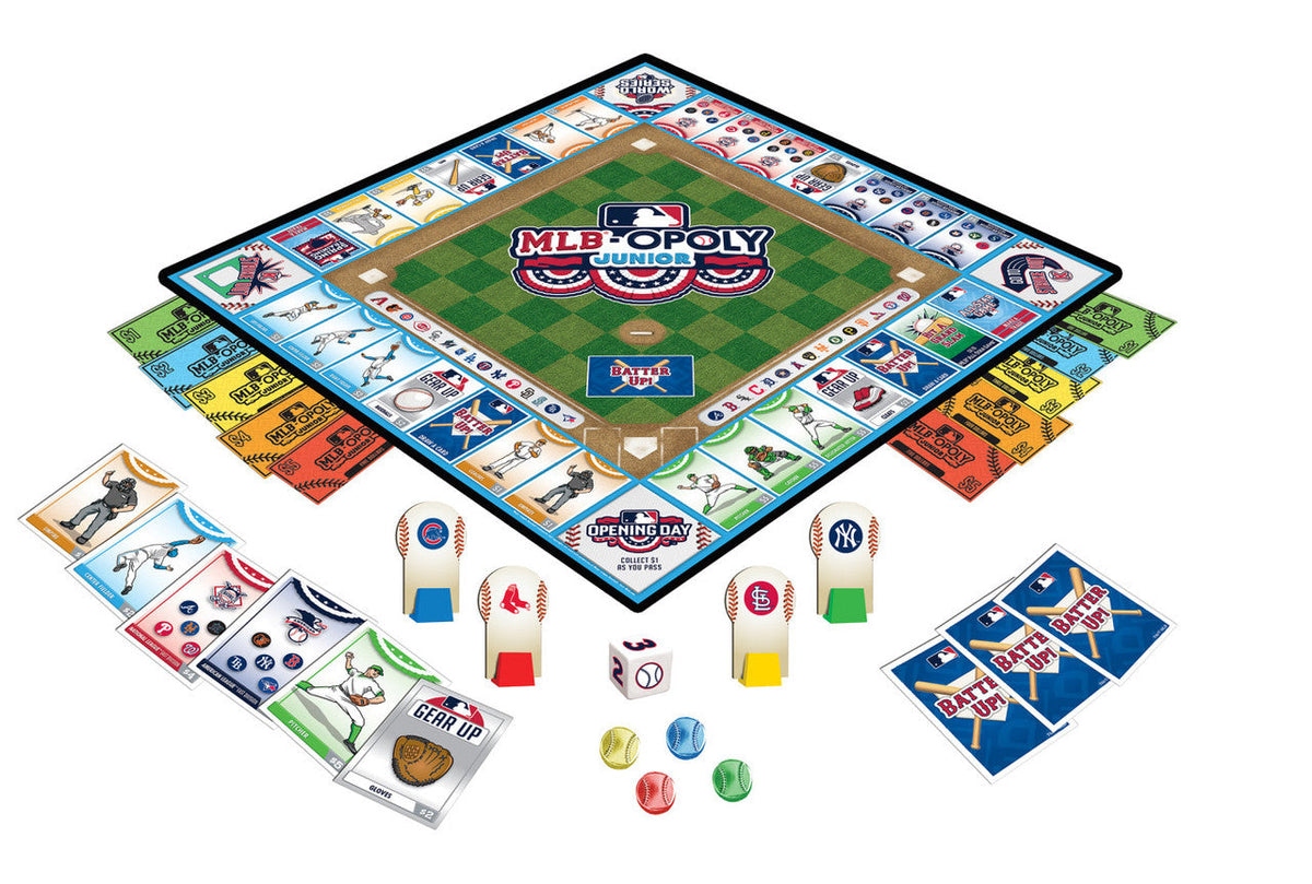MLB Masterpieces All Teams League Opoly Game product image 2, provided for visual reference and product detail review