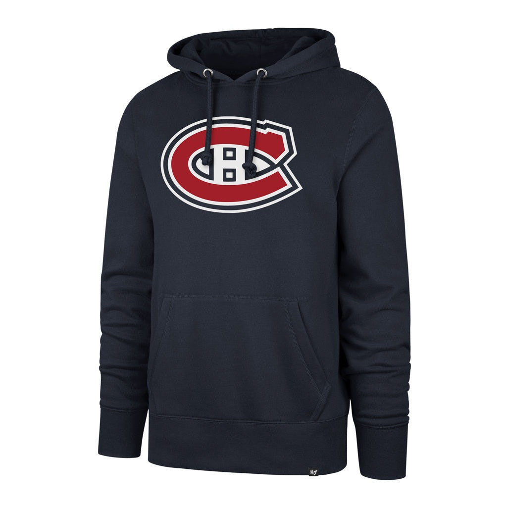 Montreal Canadiens NHL 47 Brand Men Navy Imprint Headline Pullover Hoodie product image 1, provided for visual reference and