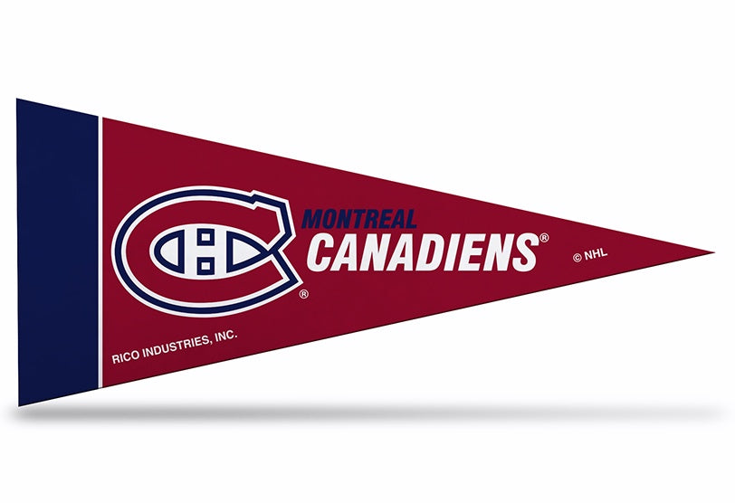 Montreal Canadiens NHL 6 Pack Mini Pennants product image 1, provided for visual reference and product detail review
