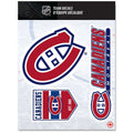 Montreal Canadiens NHL 8"x11" Team Fan Decal Set product image 1, provided for visual reference and product detail review