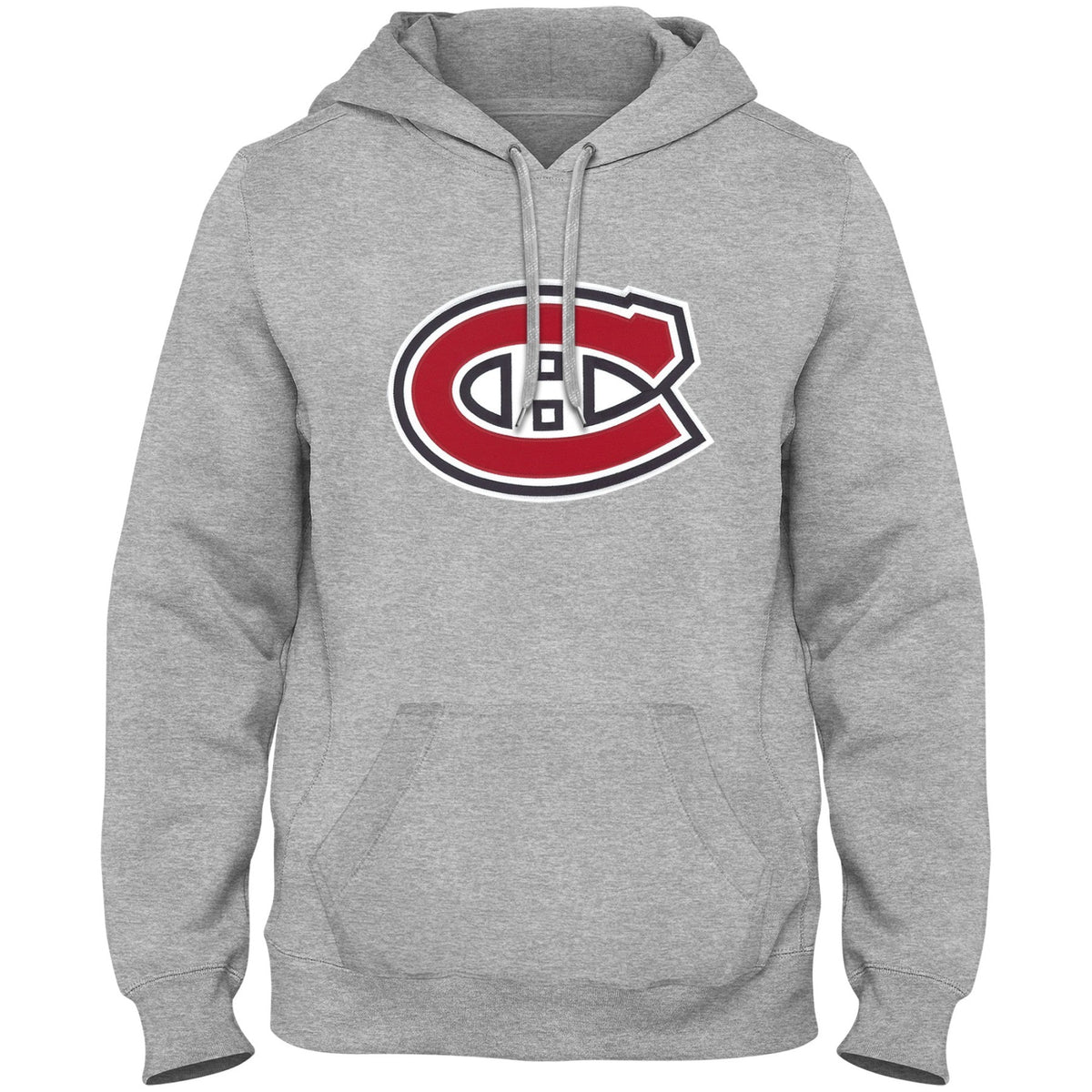 Montreal Canadiens NHL Bulletin Men Athletic Grey Express Twill Logo Hoodie product image 1, provided for visual reference
