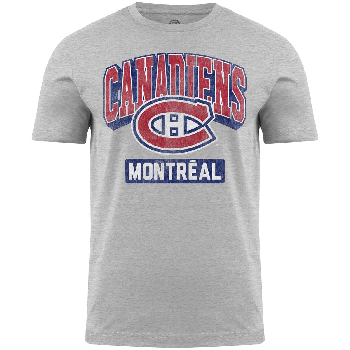 Montreal Canadiens NHL Bulletin Men Athletic Grey Hudson T-Shirt product image 1, provided for visual reference and product