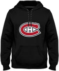 Montreal Canadiens NHL Bulletin Men Black Express Twill Logo Hoodie product image 1, provided for visual reference and
