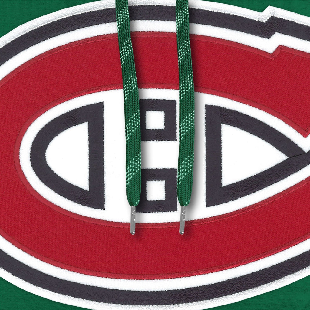 Montreal Canadiens NHL Bulletin Men Green Express Twill Logo Hoodie product image 3, provided for visual reference and