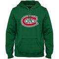 Montreal Canadiens NHL Bulletin Men Green Express Twill Logo Hoodie product image 1, provided for visual reference and