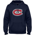 Montreal Canadiens NHL Bulletin Men Navy Express Twill Logo Hoodie product image 1, provided for visual reference and