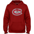 Montreal Canadiens NHL Bulletin Men Red Express Twill Logo Hoodie product image 1, provided for visual reference and product