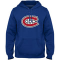 Montreal Canadiens NHL Bulletin Men Royal Blue Express Twill Logo Hoodie product image 1, provided for visual reference and