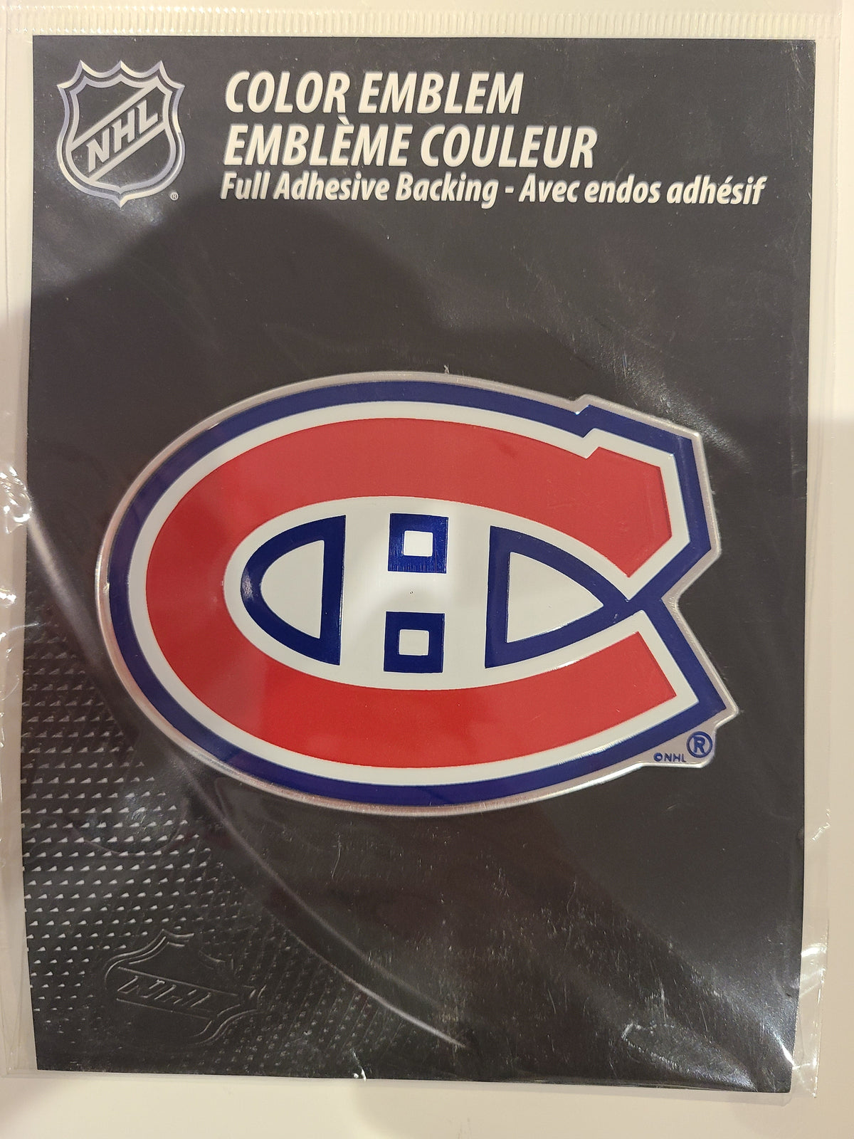 Montreal Canadiens NHL Color Emblem Decal product image 1, provided for visual reference and product detail review