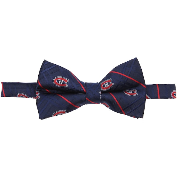 Montreal Canadiens NHL Eagles Wings Men Navy Oxford Bow Tie product image 1, provided for visual reference and product