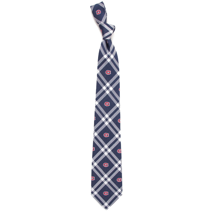 Montreal Canadiens NHL Eagles Wings Men Navy Rhodes Tie product image 1, provided for visual reference and product detail